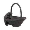 Toyosekiso Animal Ornament Basket Cat 11058