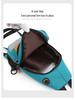 Unisex Multifunctional Chest Bag: Wear As Double-shoulder, Single-shoulder, or Crossbody; Versatile Small Niche Design.