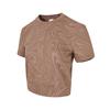 Casual Round Neck Pullover Simple Short Sleeve T-Shirt Women Tops HV2398-214
