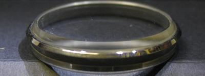 SEIKO 38 Quartz Watch Glass with Silver Bezel 38QUARTZ Watch Glass/ 3802-7000, 3803-7000 (295V08GN)