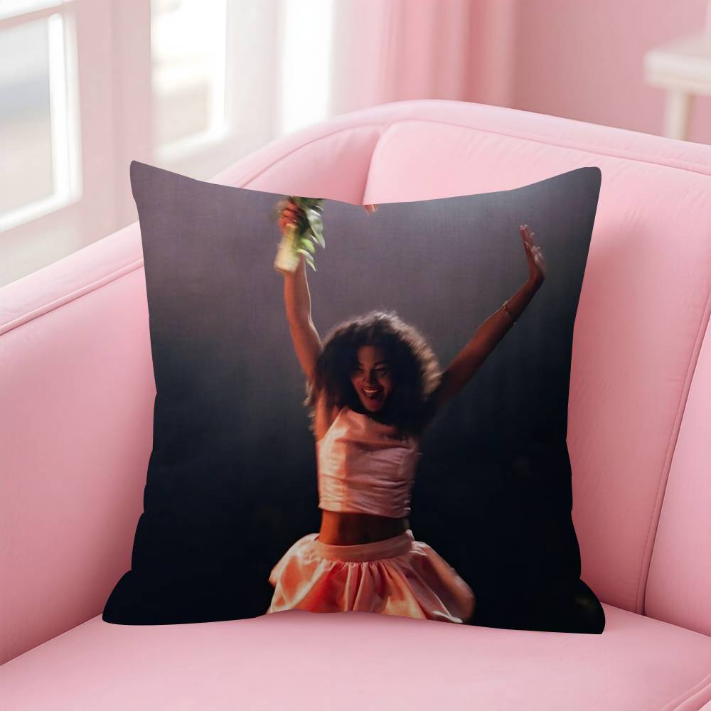 Singer Olivia Dean Double-Sided Printed Pillow Cover Short Plush Suitable Living Rooms Bedrooms Sofas Throw Cushion Cover