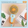 Compact USB Rechargeable LED Handheld Fan - Portable Electric Gift Fan