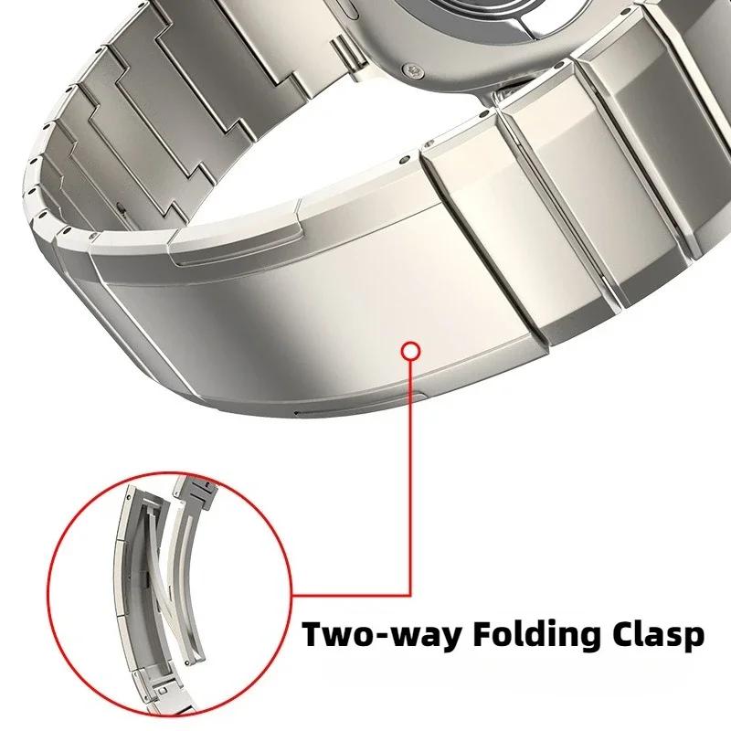 Titanium Band for Apple Watch Ultra2 49mm 46mm 45mm 44mm 41mm Strap Quick Fit Link Bracelet iWatch Series 10 42mm 9 8 6 7 5 4 se