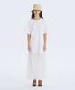 Bundercammer Bare Back Shirring Dress_White