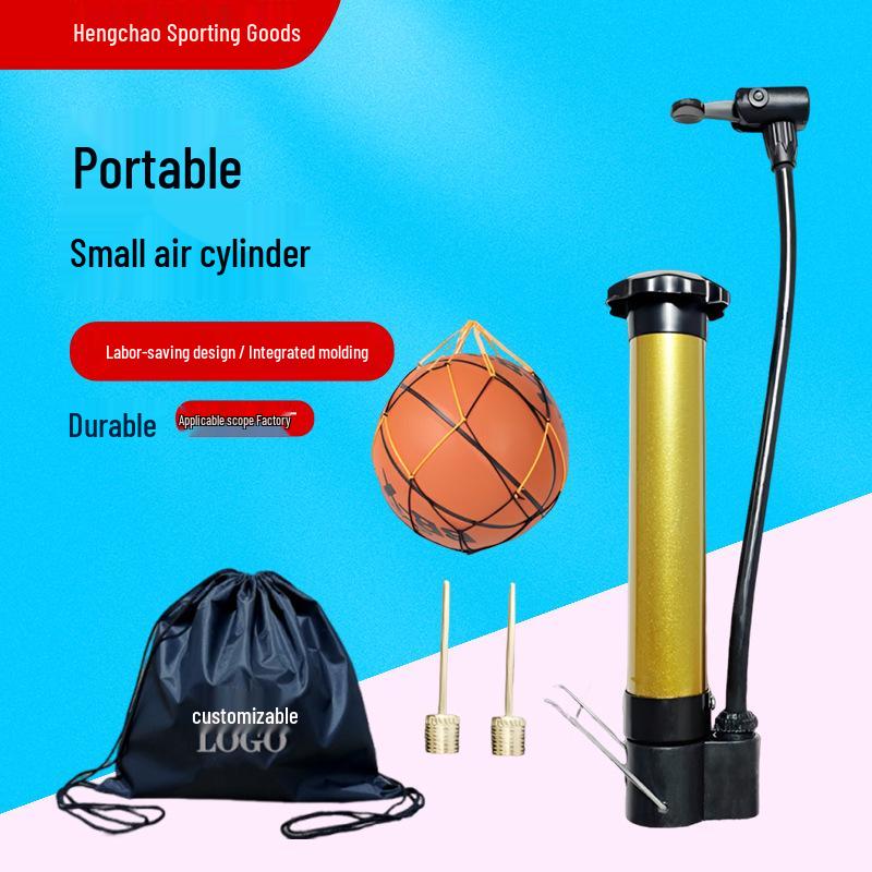 High-Pressure Mini Foot Pedal Pump for Basketball, Football & Bicycle
