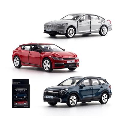 Collection Officielle de Mini Voitures Diecast Kia - Lot de 3 Pièces 2