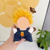 [Cloth  Only]The Fashion Clothes for 15CM Plush Doll,  White Shirt and Carrot Shoulder Strap Set and Rainbow Shoulder Strap.