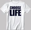 Scegli la Vita Wham George Michael T-shirt Bianca-Nera Uomo / Donna K146