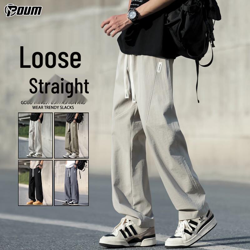 

POUM Men s Straight-Leg Casual Pants XL
