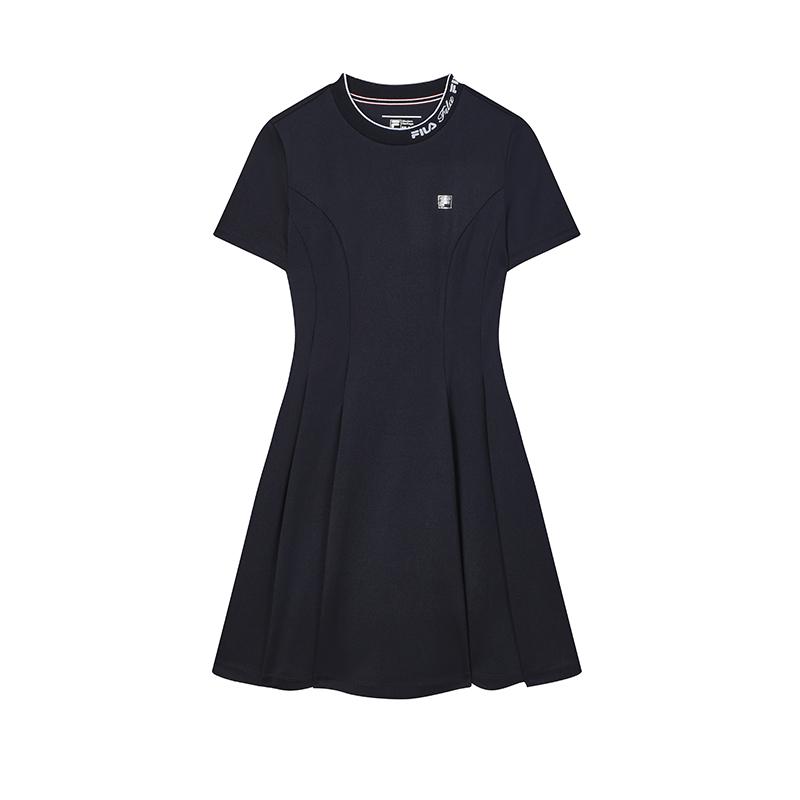 New FILA SS24 Short Sleeved Dresses Women's Legend Blue F11W421306FNV