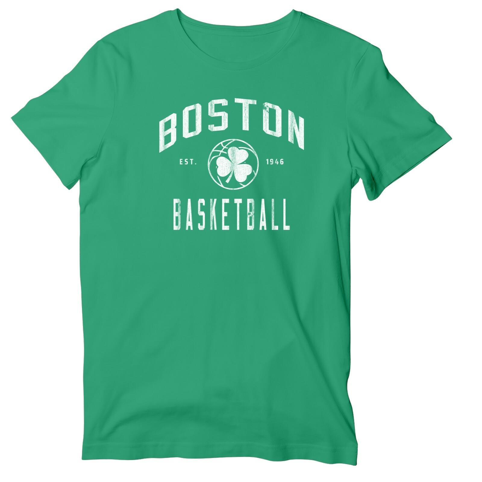 Vintage Boston Basketball T-Shirt S разноцветный