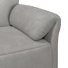 3 Seater Sofa Light Grey 198 x 83 x 95 cm Velvet