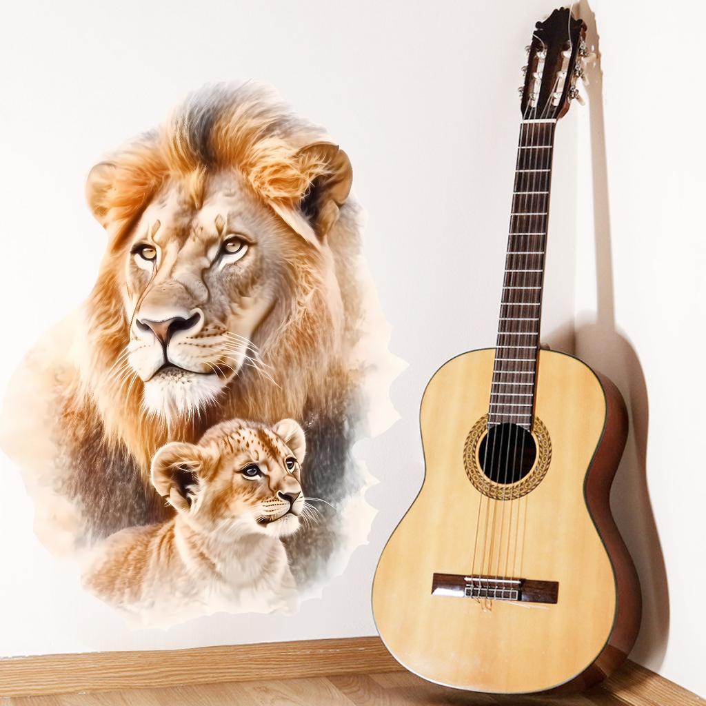 Cartoon Panda Löwe Zebra Tier Tapete Selbstklebend Abnehmbar für Kinderzimmer Kinderzimmer Schlafzimmer Wohnzimmer