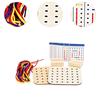 Interaction Montessori Wooden Rope Board Thinking Training Graphical Educational Toys  Social Games
