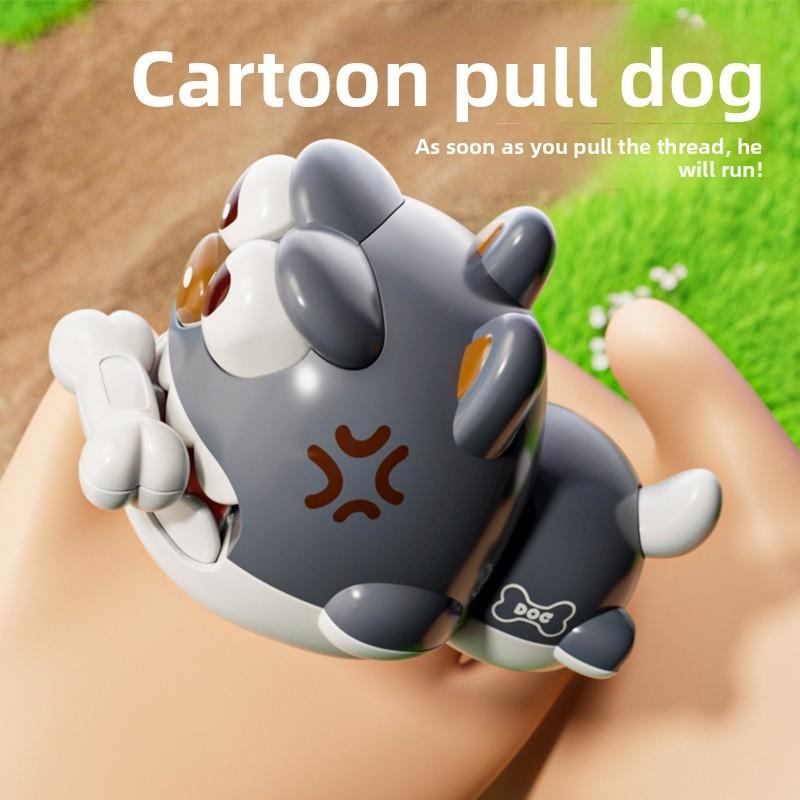 Bone Pull String Puppy Toy Car With Creative Stress Relief For Kids And Adults