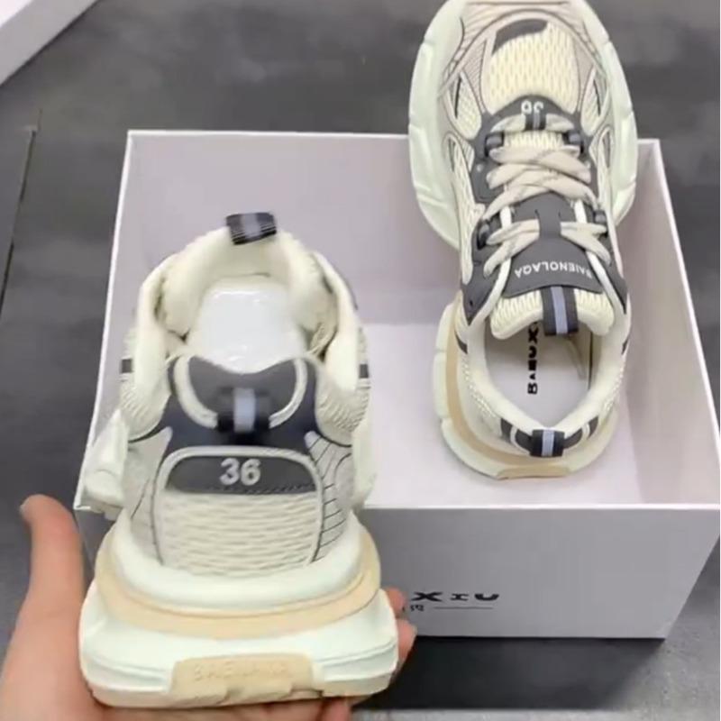 thick-soled women's spring versatile dad shoes trendy casual women's shoes mesh breathable sneakers