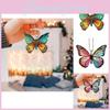Butterfly Series Car Interior Decor Accessories Christmas Tree Ornament In Acrylic