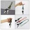 Parachute Cord Carabiner Woven Paracord Keychain Nylon Lanyard Hand-Woven Starp Backpack Key Ring