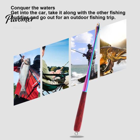 Fishing Gear Tool Stainless Steel Hook Remover Tool, 9 Inch Disgorger with Fish Detacher for Deep Throat Wooden Handle, Heavy-duty Quick Retractor