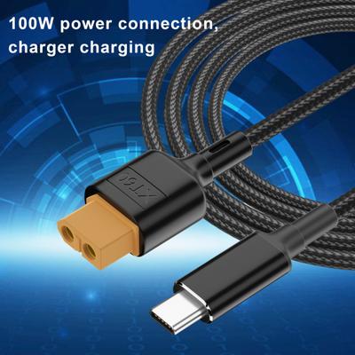 Charging Cable Adapter XT60 Type-C To Cord Charging 100W Fast Speed Power Charger Supply
