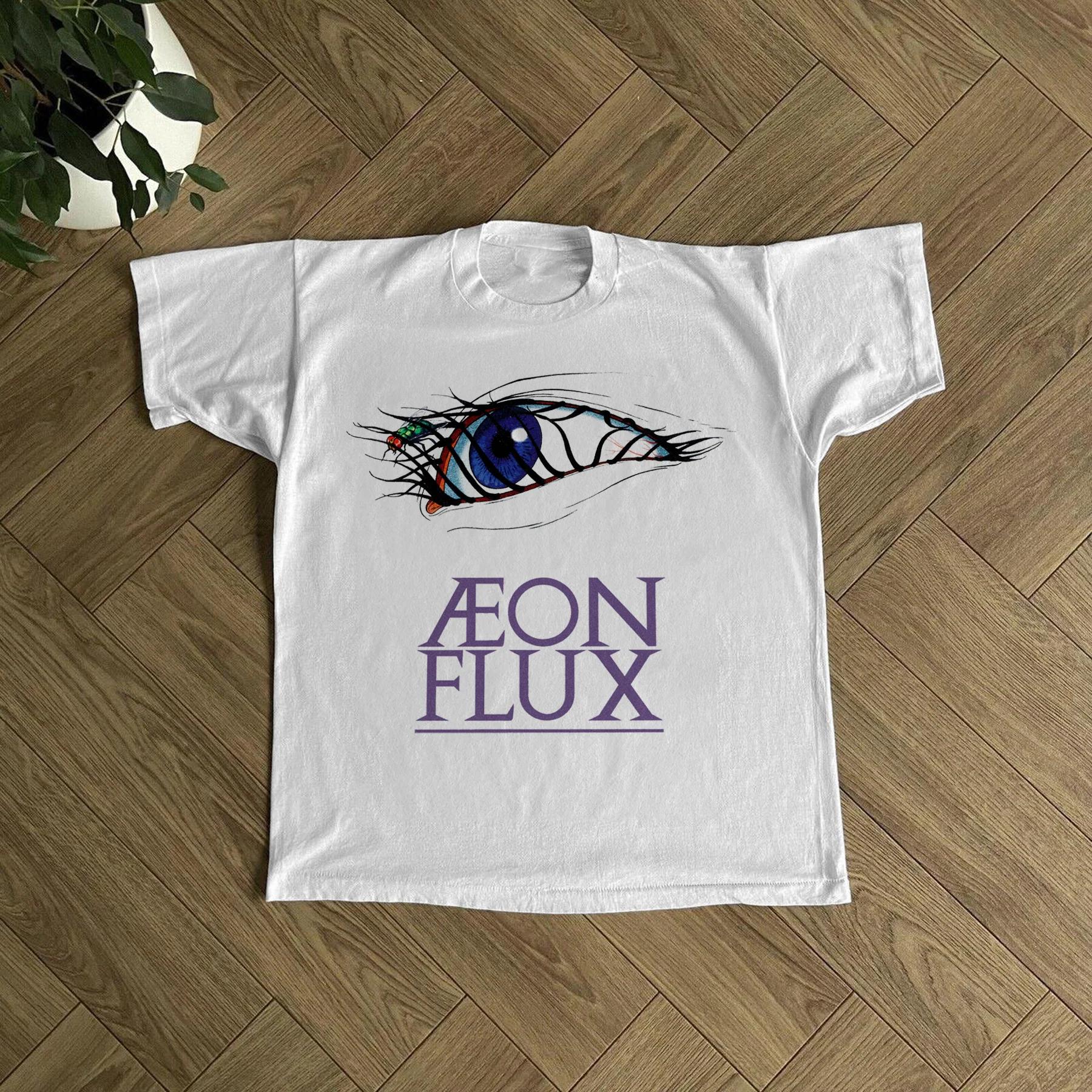 

Retro Aeon Flux 1991 Promo TShirt White New SpringSummer Arrivals Streetwear Unisex Women S