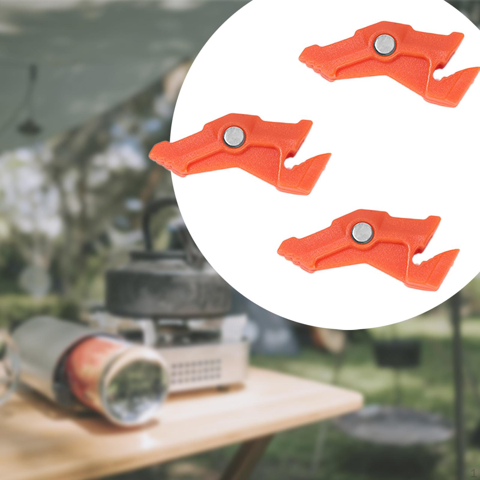 

3 шт. стойка для газового баллона на открытом воздухе, штатив для канистры, держатель для плиты для походов оранжевый