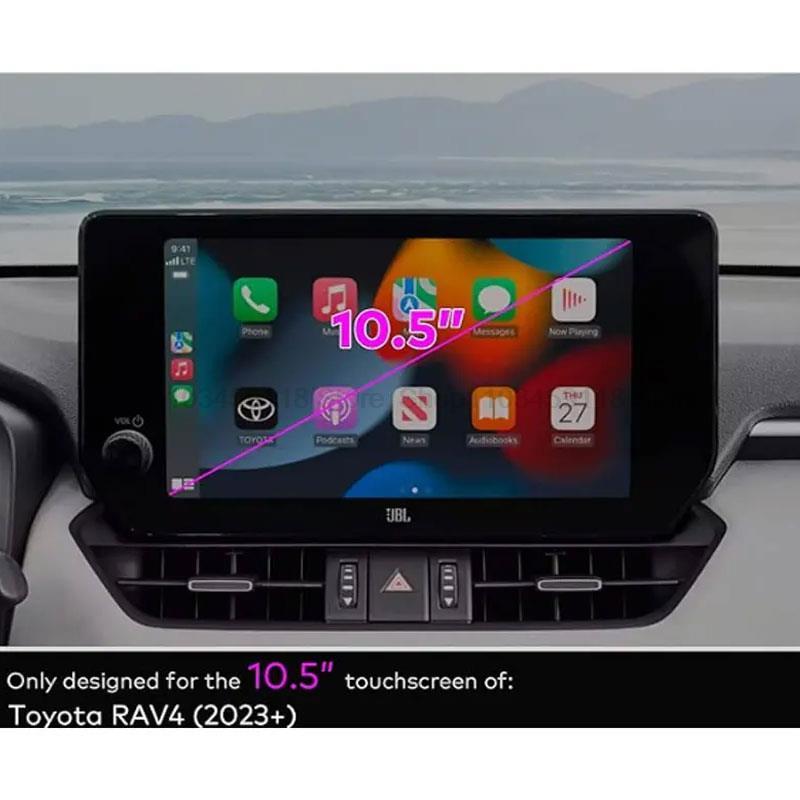 Tempered glass screen protector film For Toyota RAV4 10.5 inch Car GPS radio GPS Navigation anti-scratch Interior
