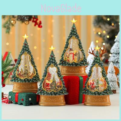 Weihnachtsbaumschmuck mit Lichtern und Musik für Feiertagsdekoration, Geschenk für Kinder und Mädchen