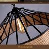 Vintage Industrial Rechargeable Yurt Pendant Lamp