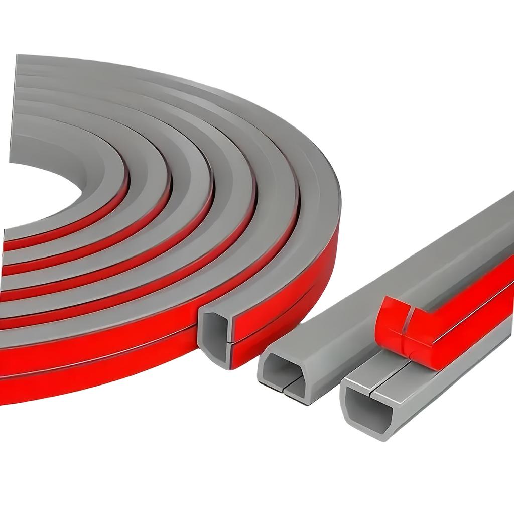 Invisible Wire Hider Cable Sleeve Easy Installation for Floor Cord Protections with Flexible Length Adjustable