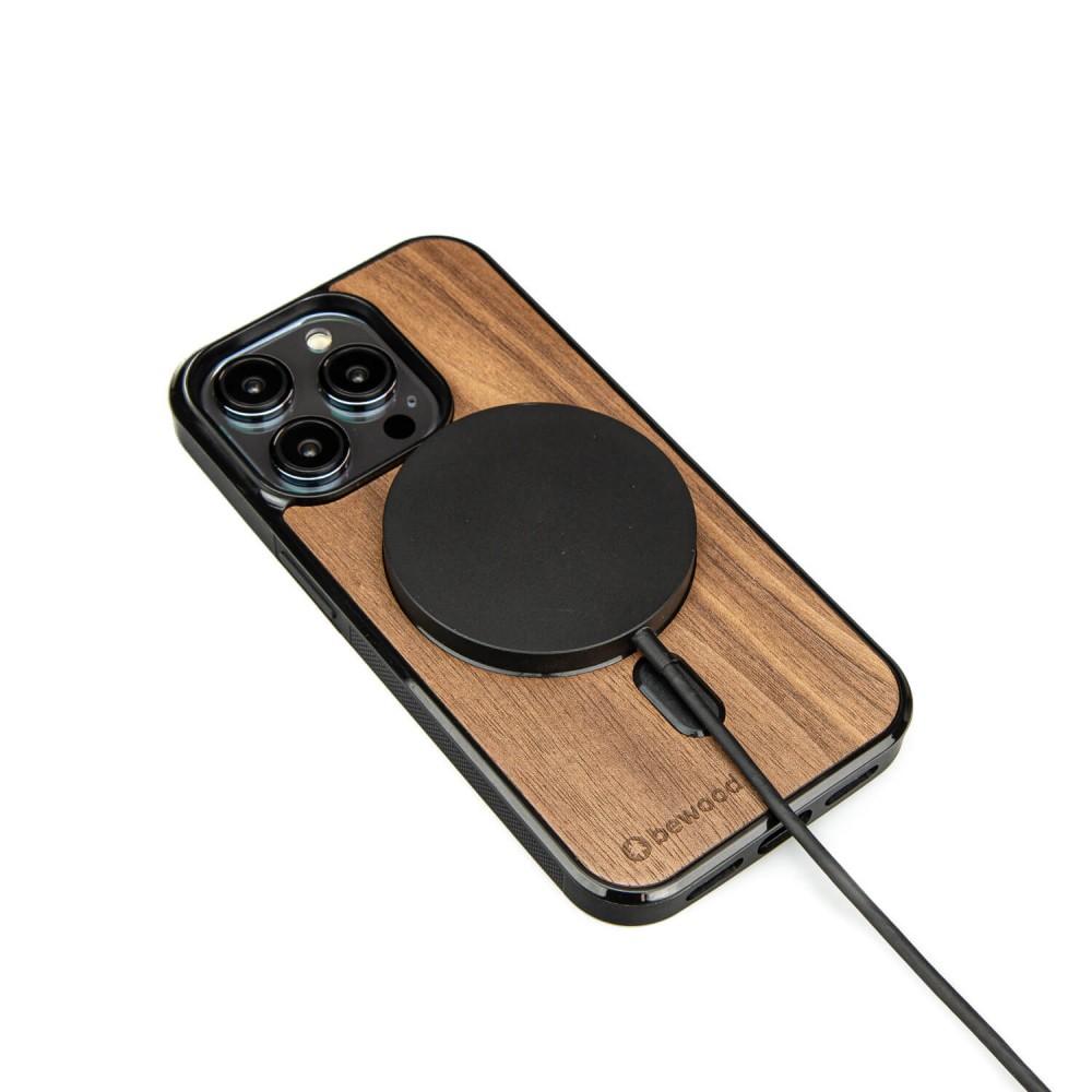 Bewood iPhone 14 Pro Case American Walnut MagSafe