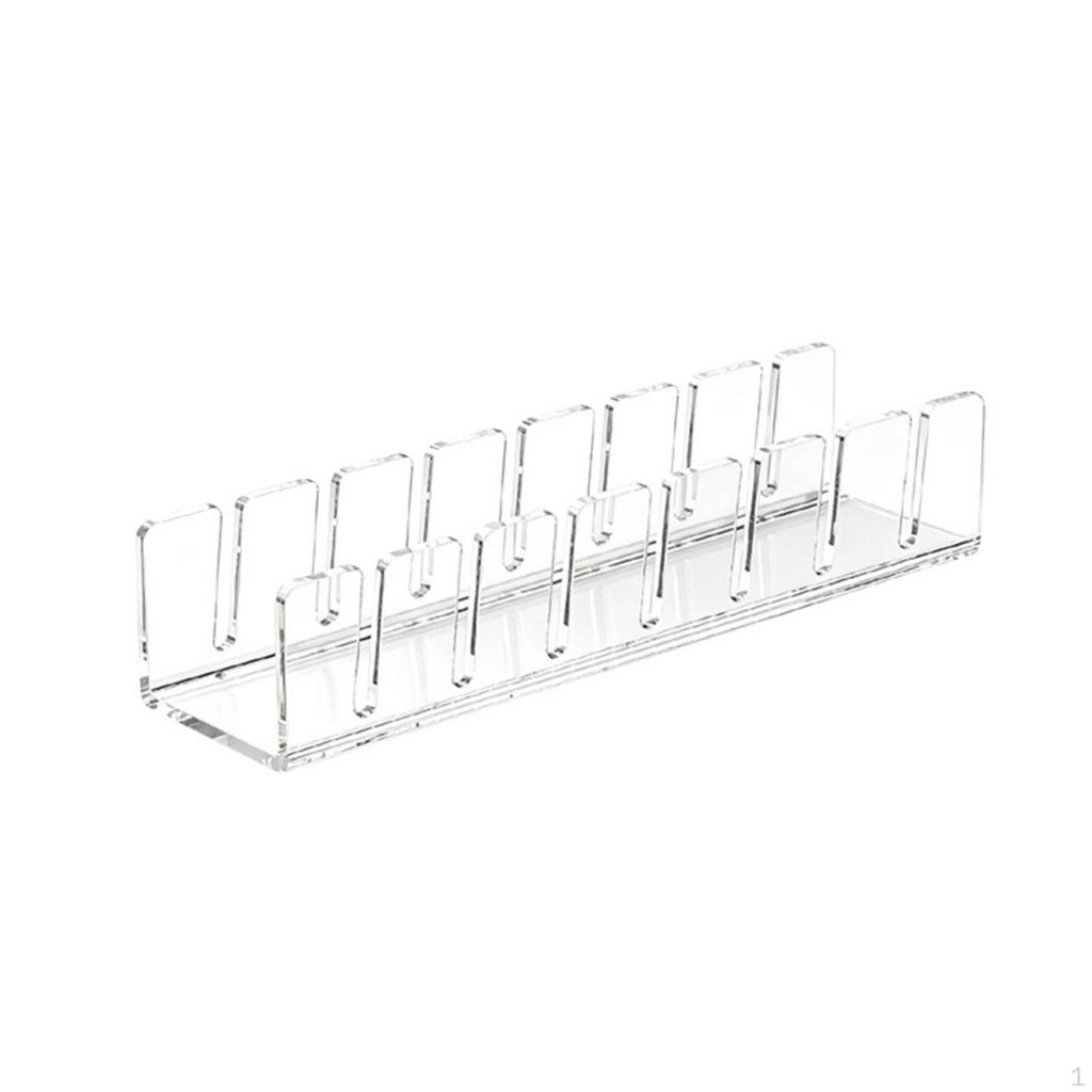 Baseball Cap Organizer Acrylic Display Stand Clear Hat with Slots for Teens,