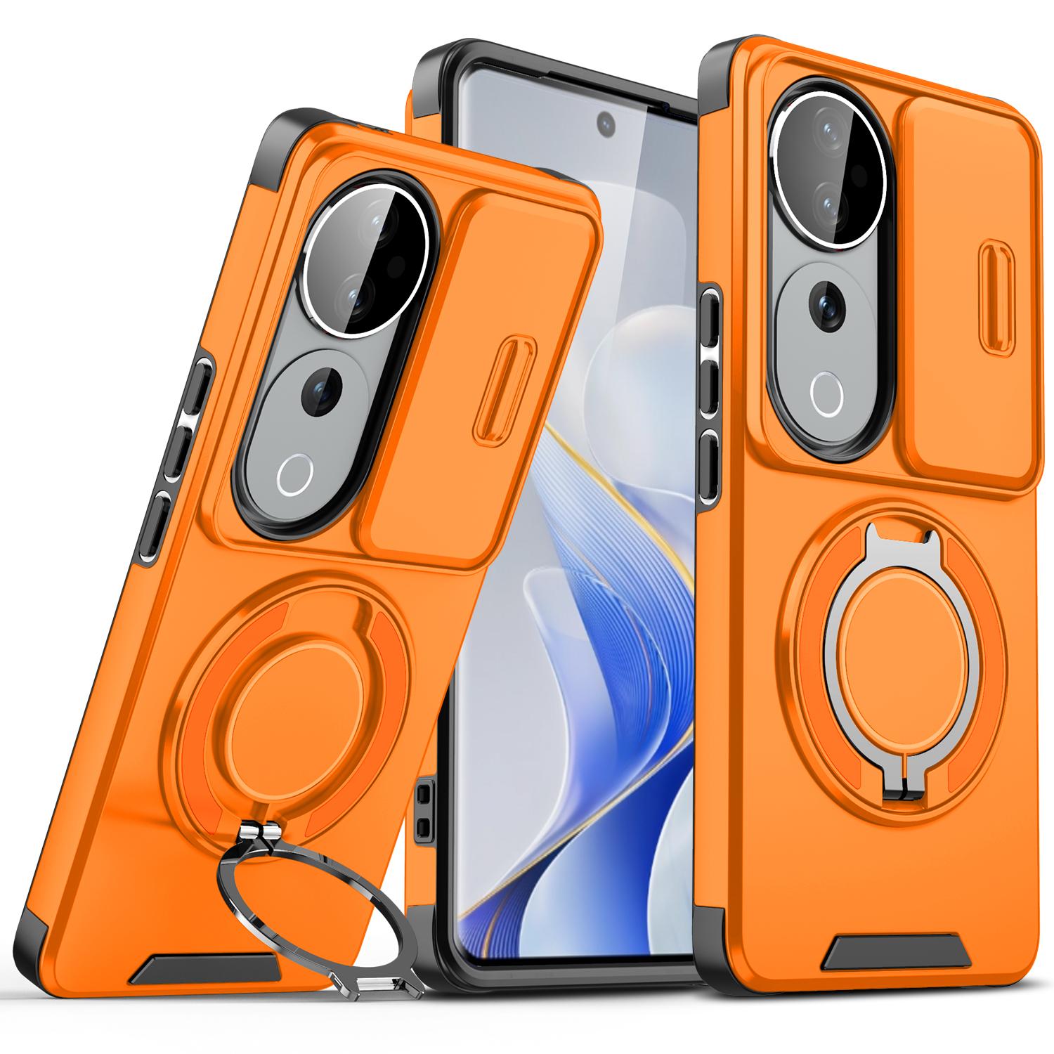 

Чехол для Vivo V40 Pro Чехол-крышка для Vivo V40 Чехол для Vivo V40 Pro с магнитным кольцом Бронированный чехол со шторкой для камеры Чехол для беспроводной зарядки MagSafe vivo V40