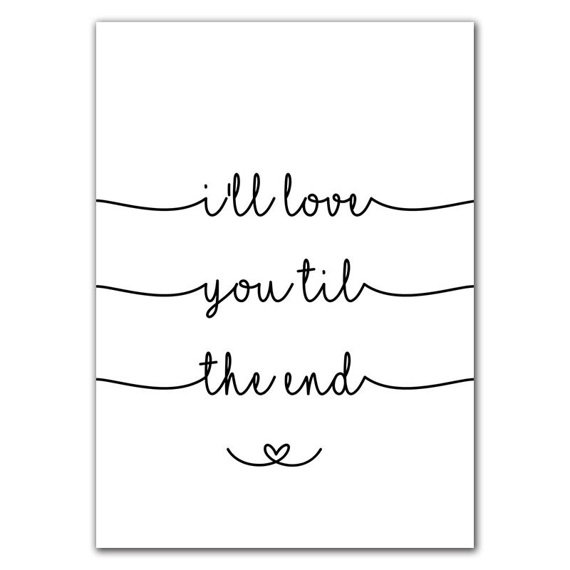 Mr Mrs Love Wedding Wall Picture For Bedroom MakeUp Beauty Eyelash Decorative Painting Print Poster Quote Canvas Painting HD2109
