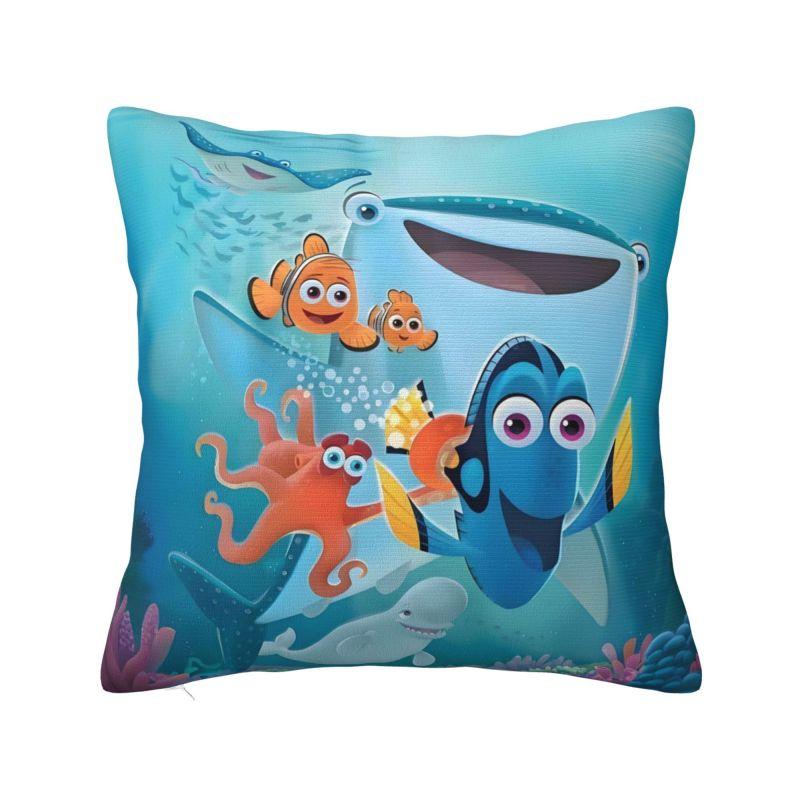 Anpassat Disney-film Hitta Nemo Kuddfodral 40x40cm Soffa Anime Kawaii Modernt Kuddfodral Bil Kuddfodral