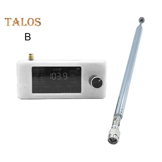 0,5-108 МГц Портативний міні-радіоперезаряджуваний кишеньковий розмір 1,9-дюймовий IPS-екран, усі діапазони радіоприймач КВ/ПД/СВ/УКХ радіо