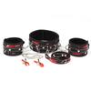Sexy Exotic Apparel PU Leather Collar Nipple Clamps Handcuffs Sex Bondage Sexy Products Exotic Accessories