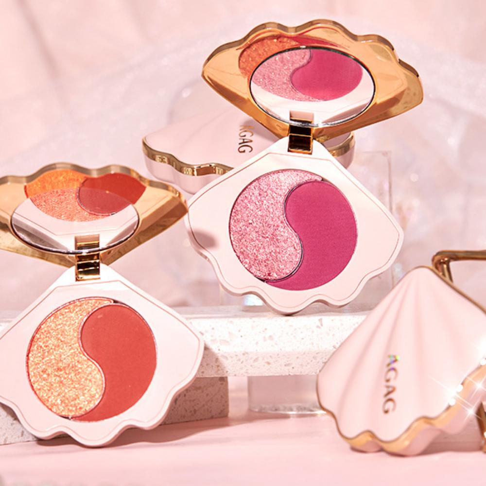 Colorful and Charming Eye Shadow, Fine Powder, Smooth Application, Soft and Non-flying Powder, Matte Mashed Potato Texture