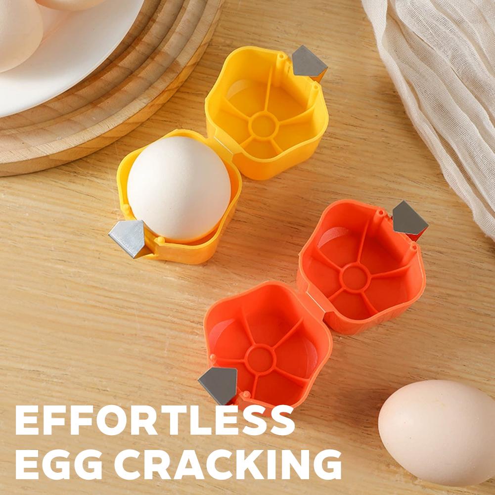 Egg Shell Cracker Breaker Opener Remover Separator for Hard Boiled Raw Eggs,Kitchen Hard Boiled Egg Peeler Egg Shell Opener Kit