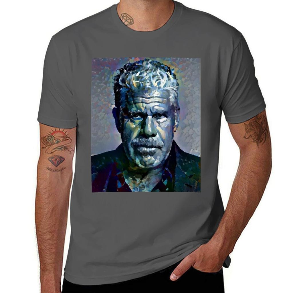 T-Shirt Essential T Portrait Perlman Custom Shirt Ron Shirt Print T