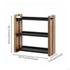 three tier Storage Rack Versatile Washroom Countertop Shelf Space Saving 3 for
