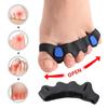 Verstellbarer Silikon-Zehenkorrektor für überlappende Hallux Valgus