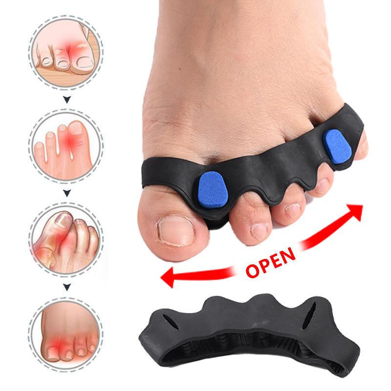 Verstellbarer Silikon-Zehenkorrektor für überlappende Hallux Valgus