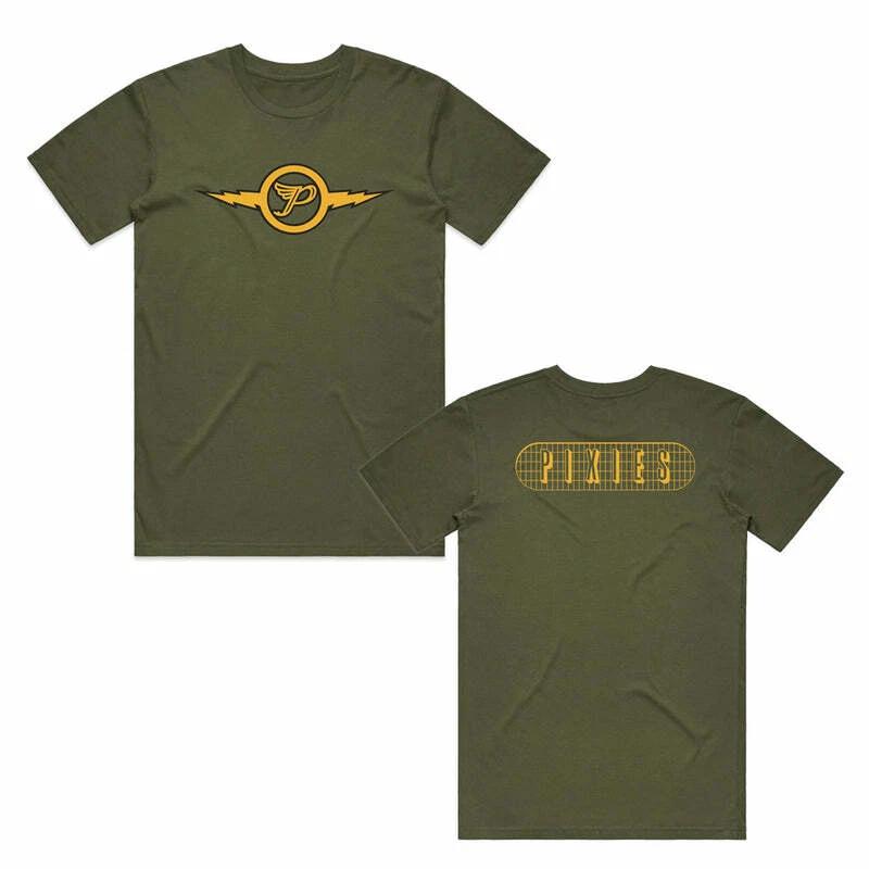 The Pixies Band Music Album Song Lighting Army Logo Mens Cotton T-Shirt 4XL