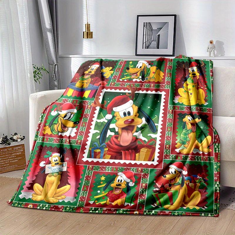1pc Christmas Pluto Dog Gift Blanket for Home Office Outdoor Decoration Present