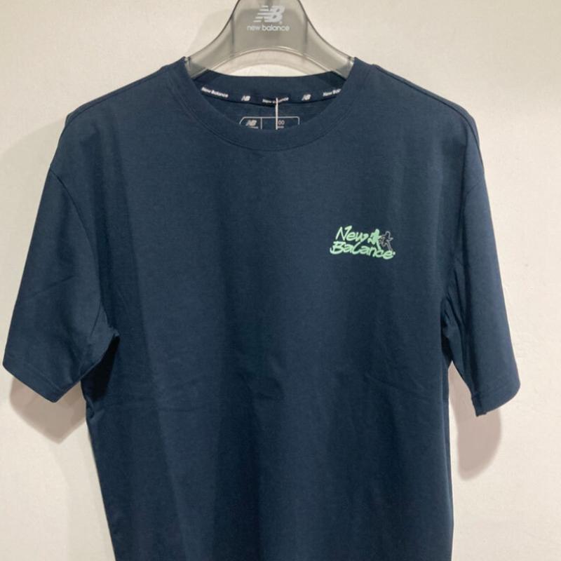 New Balance Frozen Runners Short Sleeve Tee Nbnef25403 Navy