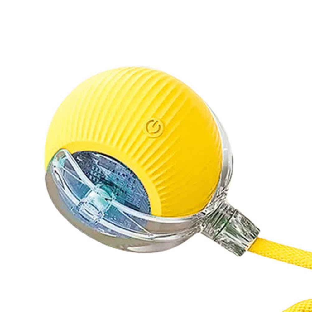 Interactive Cat Toy Ball USB Rechargeable Automatic Rolling Ball Self Rotating Ball Funny Cat Toys for Indoor Cat Kitten