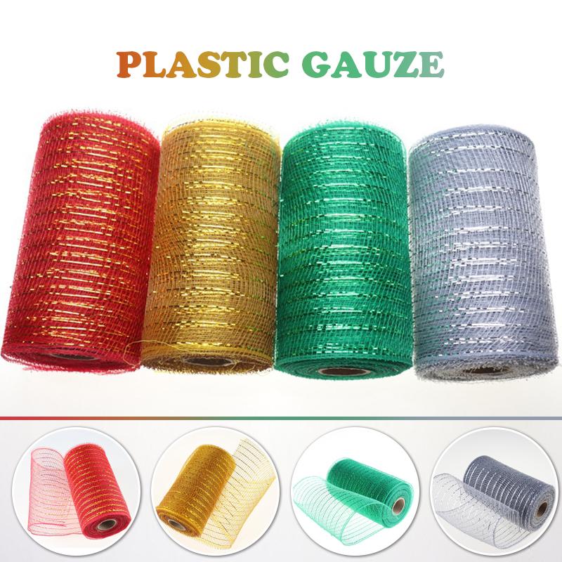 10 Yard Glitter Sequin Tulle Roll Gold Laser Organza Silver Sparkly Glitter Tulle Mesh Xmas Wedding Party Decoration