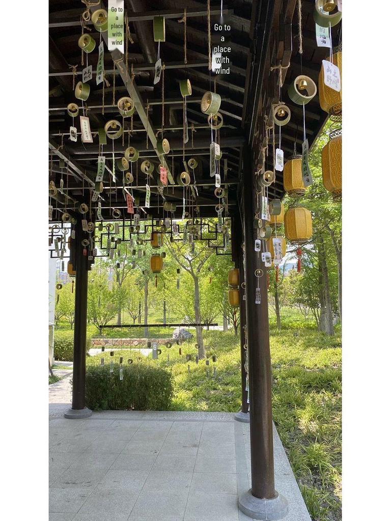 Bamboo Wind Chime Pendant: Retro Chinese Style Outdoor Ornament & Handmade Gift