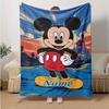 Custom 1pc Mickey Pluto's Flea Fight Blanket, Soft And Comfortable Blanket, Casual Warm, Camping Travel Blanket, Birthday Gift Q910136